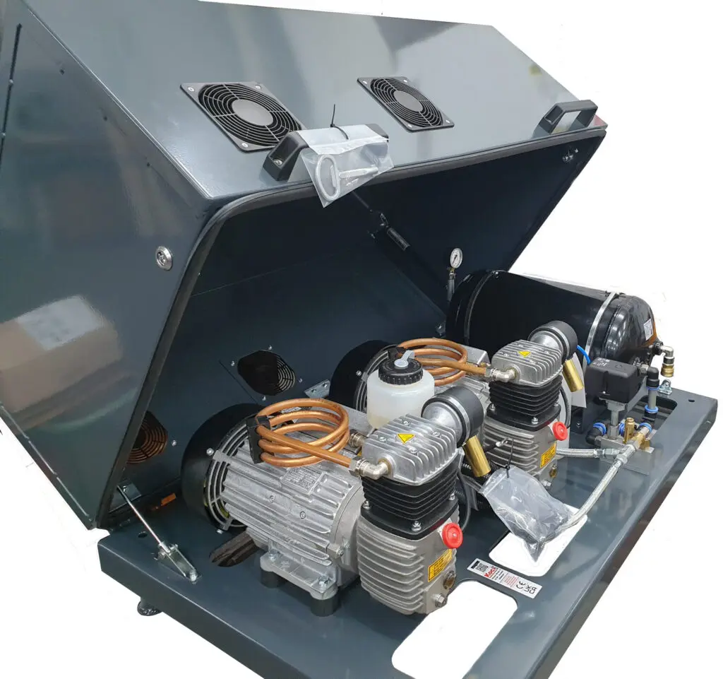 Twin-compressor assembly with antifreeze system