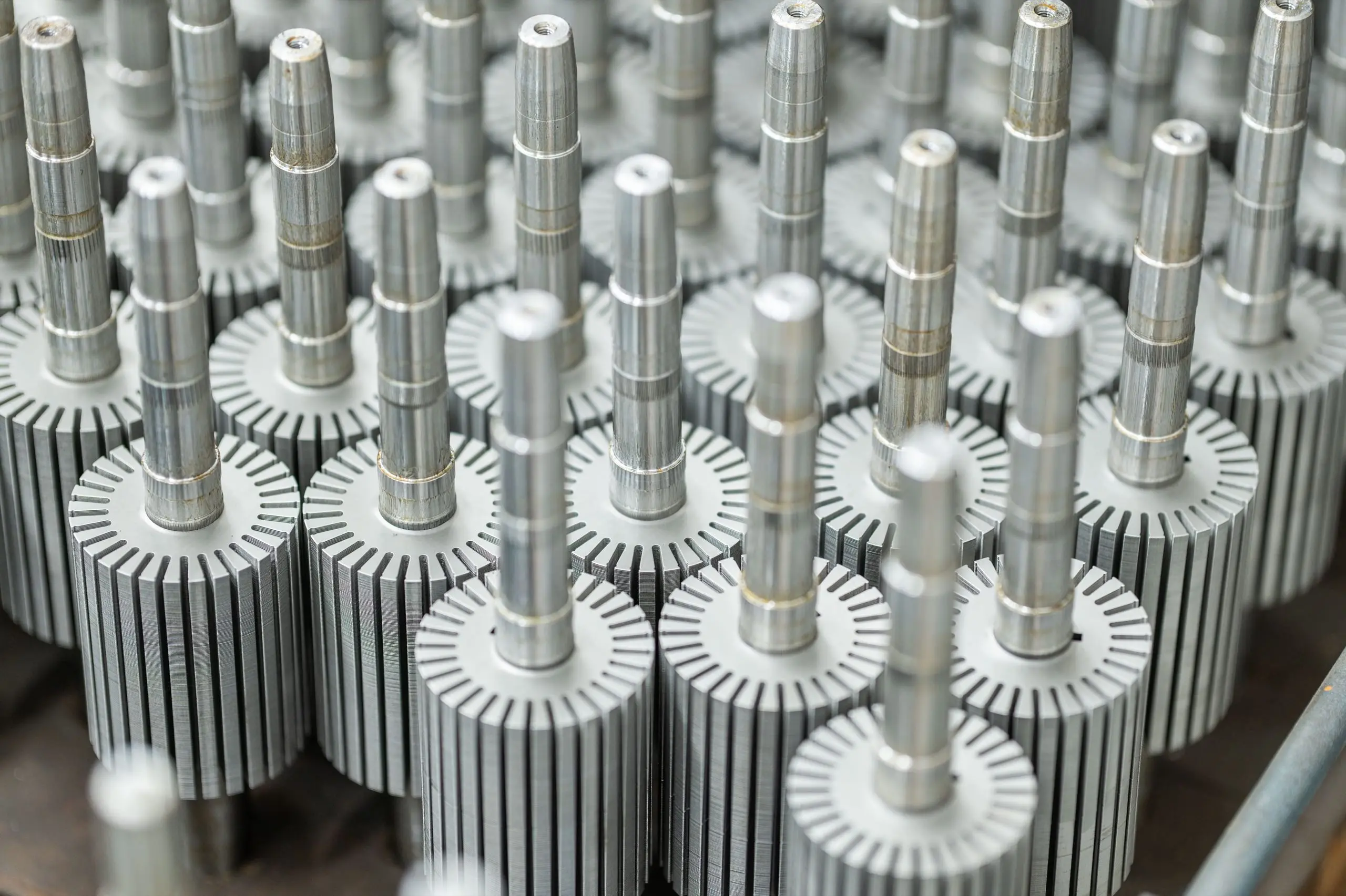 CNC-machined shafts and gears