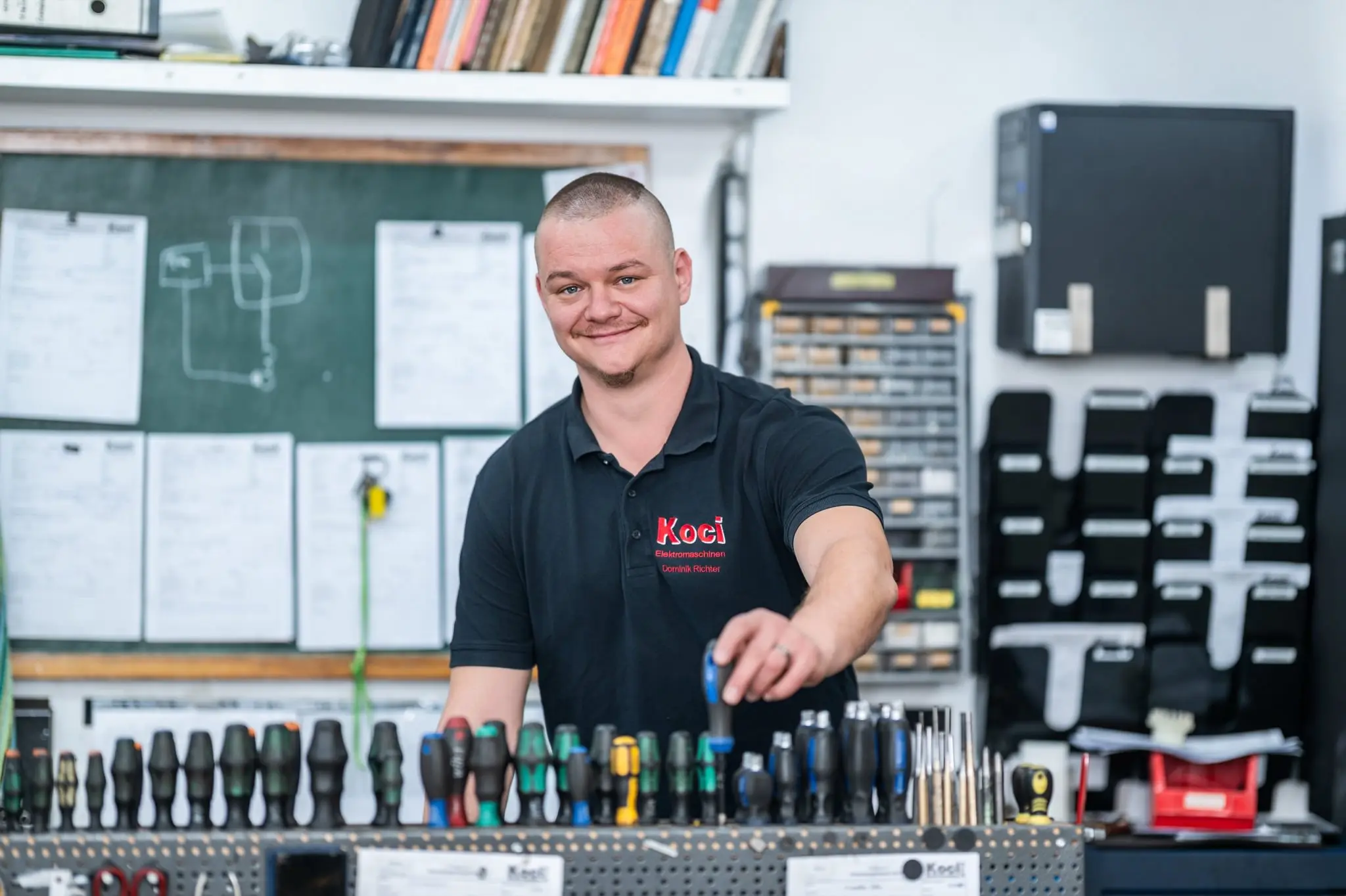 Dominik Richter, head of workshop