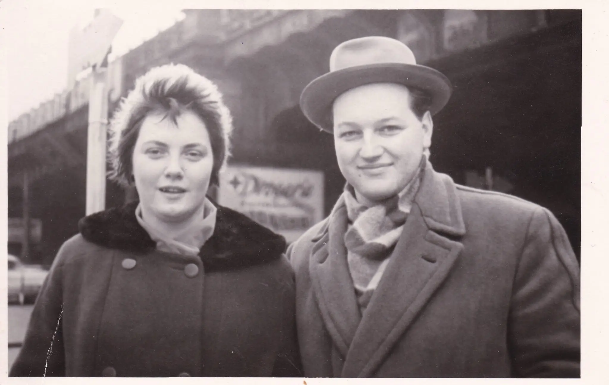 Historic photograph of a couple from the company archive