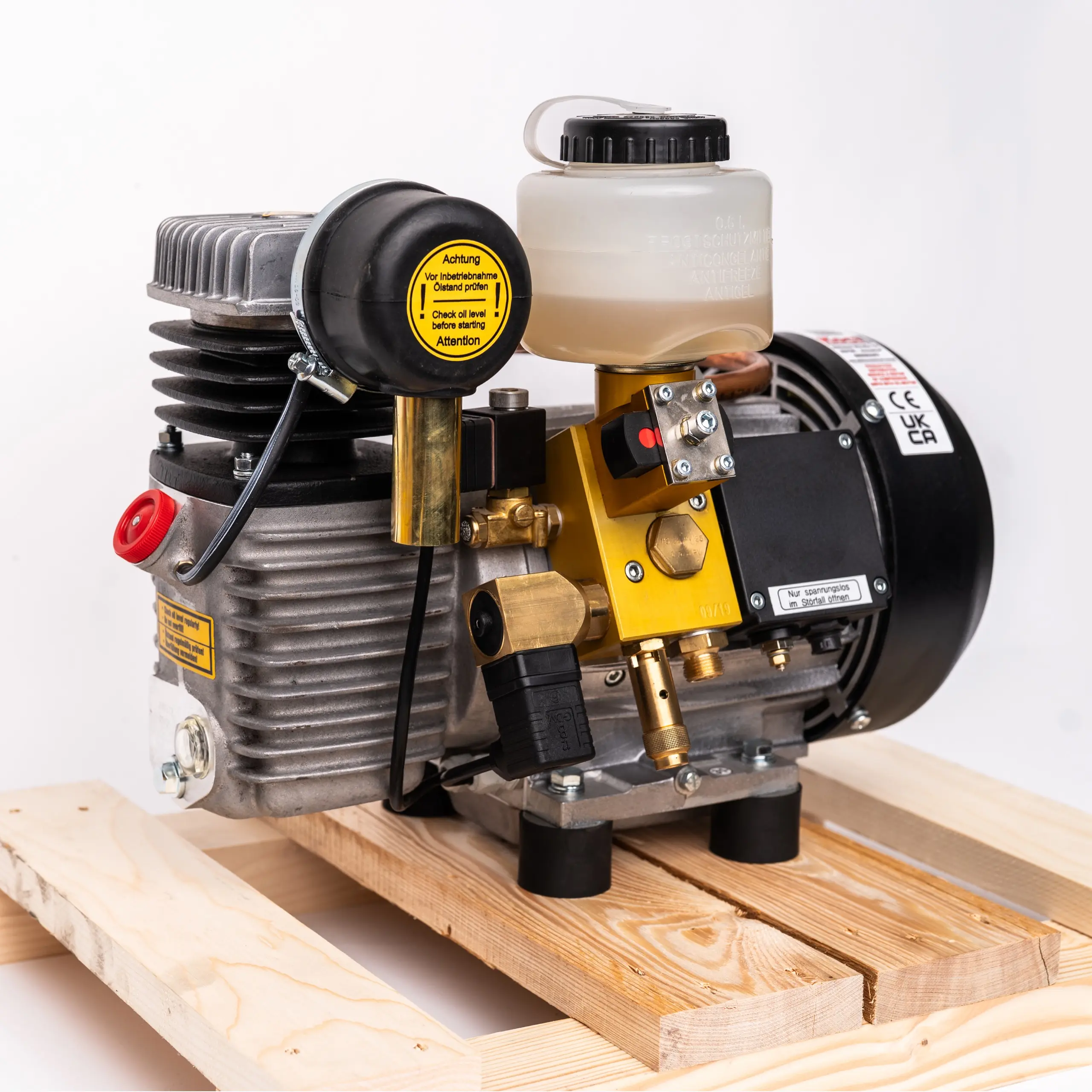 Side view of a KOCI KC100 with antifreeze system