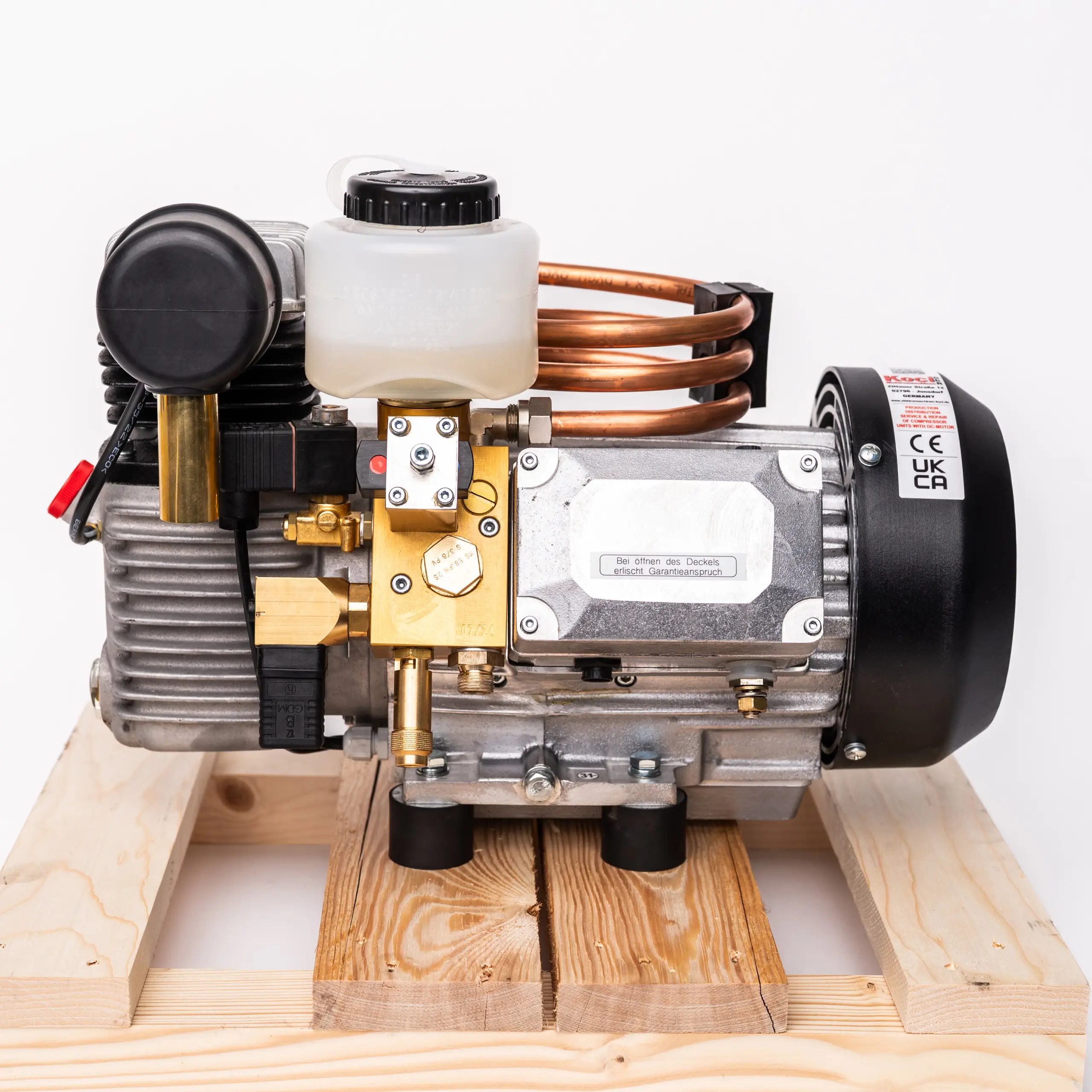 Front view of a KOCI KC200 with antifreeze system