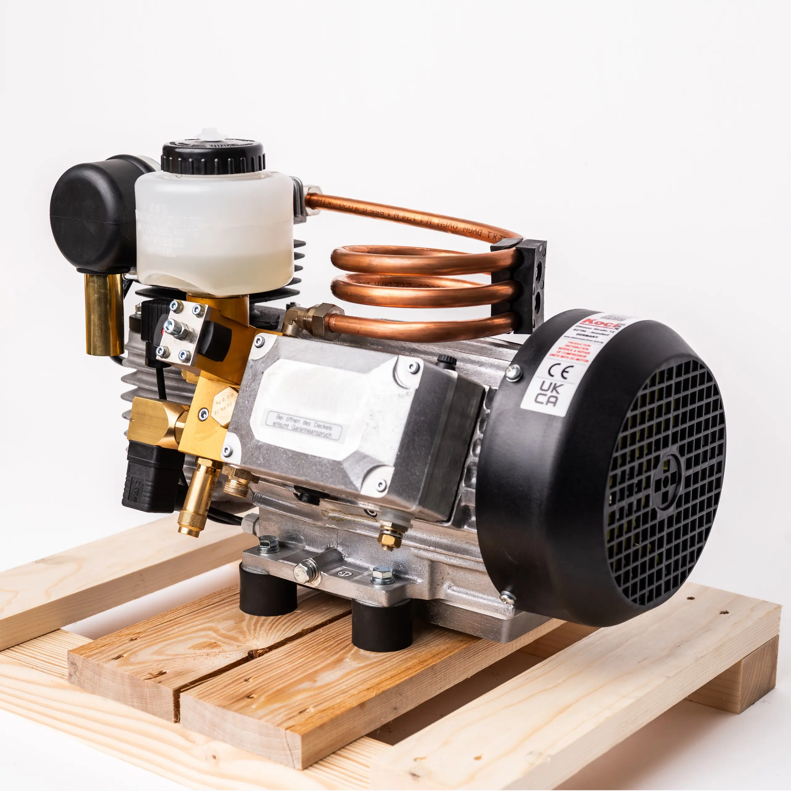 Rear view of a KOCI KC200 with antifreeze system