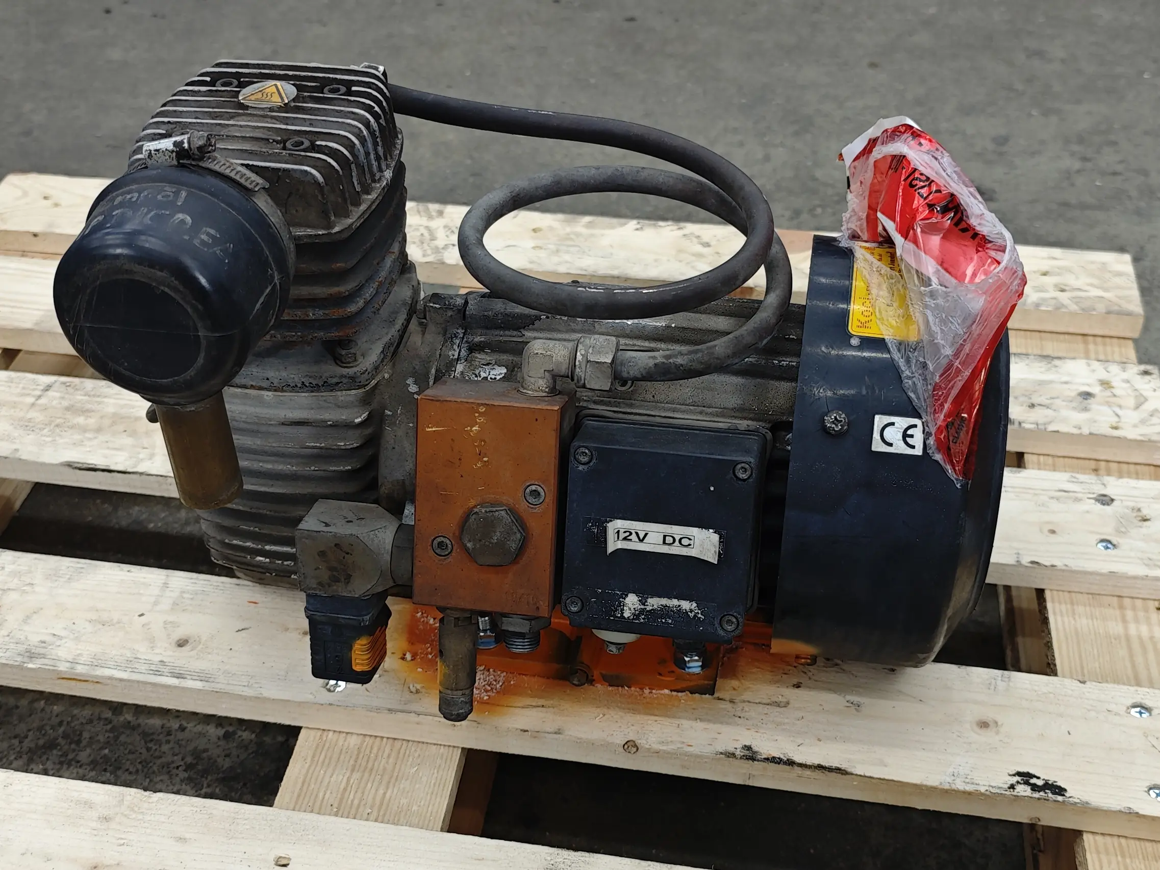 Compressor in the workshop before overhaul