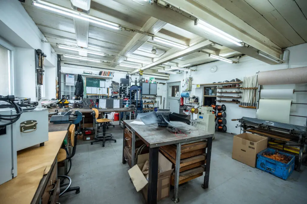 Workstations in the KOCI electrical workshop