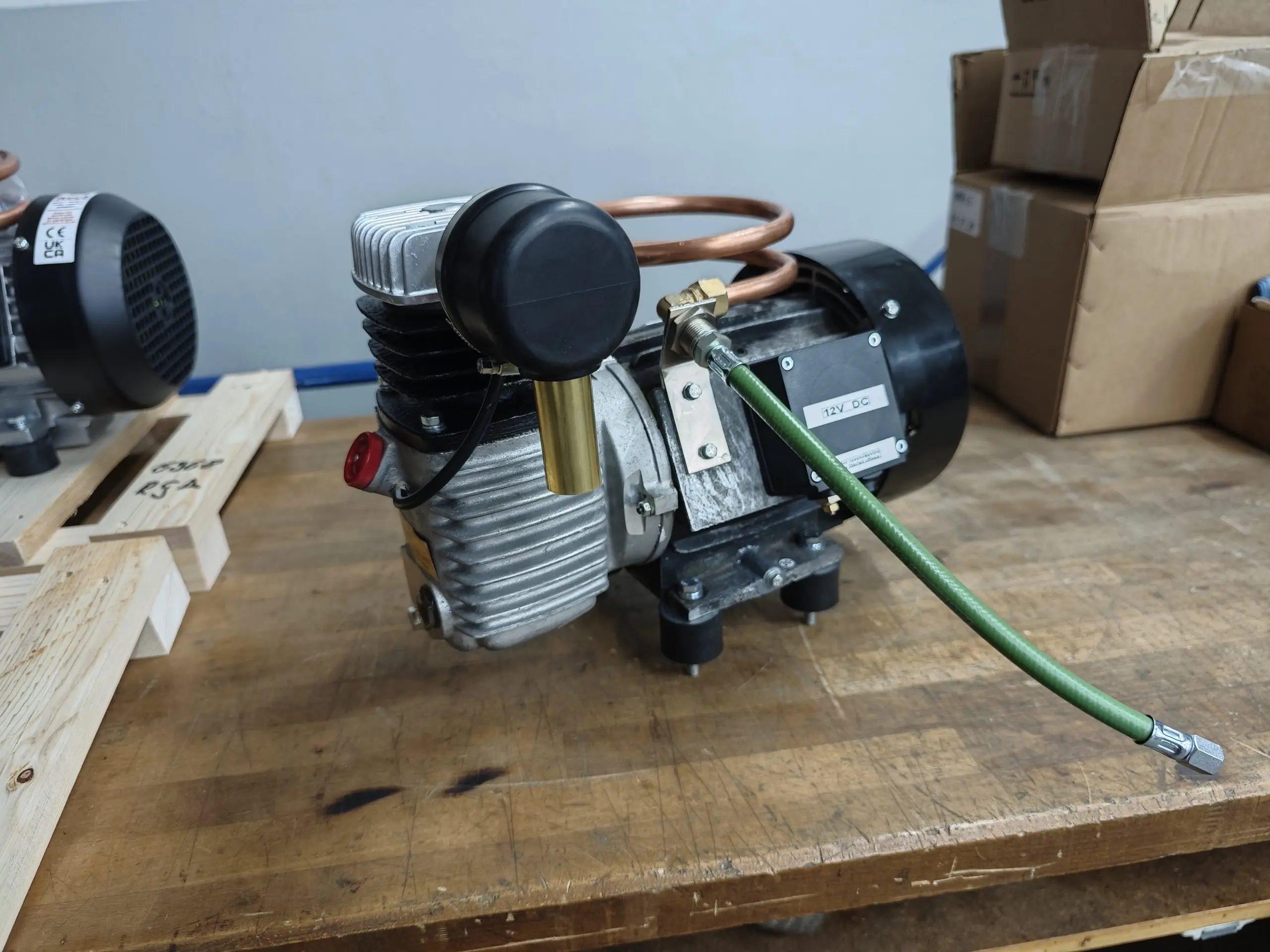 Refurbished compressor after repair